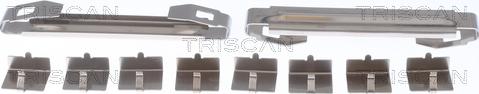 Triscan 8105 111632 - Piederumu komplekts, Disku bremžu uzlikas autodraugiem.lv