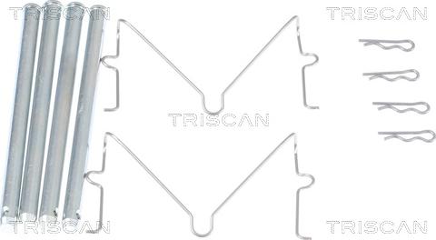 Triscan 8105 131648 - Piederumu komplekts, Disku bremžu uzlikas autodraugiem.lv