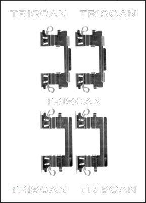 Triscan 8105 131643 - Piederumu komplekts, Disku bremžu uzlikas autodraugiem.lv