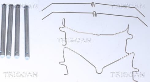 Triscan 8105 131651 - Piederumu komplekts, Disku bremžu uzlikas autodraugiem.lv