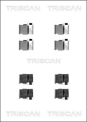 Triscan 8105 131620 - Piederumu komplekts, Disku bremžu uzlikas autodraugiem.lv