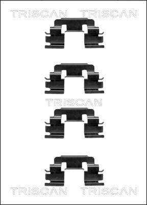 Triscan 8105 171006 - Piederumu komplekts, Disku bremžu uzlikas autodraugiem.lv