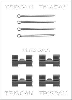 Triscan 8105 171001 - Piederumu komplekts, Disku bremžu uzlikas autodraugiem.lv