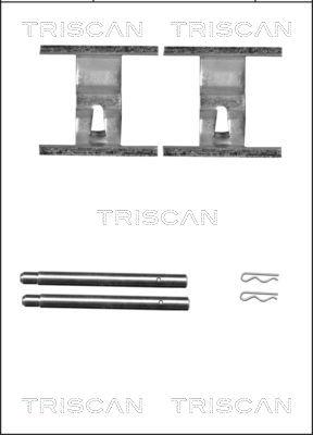 Triscan 8105 291605 - Piederumu komplekts, Disku bremžu uzlikas autodraugiem.lv