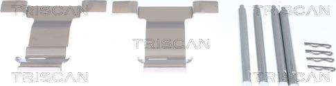 Triscan 8105 291621 - Piederumu komplekts, Disku bremžu uzlikas autodraugiem.lv