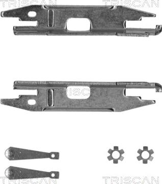 Triscan 8105 293002 - Regulatora komplekts, Trumuļu bremzes autodraugiem.lv