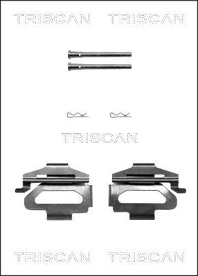 Triscan 8105 281593 - Piederumu komplekts, Disku bremžu uzlikas autodraugiem.lv