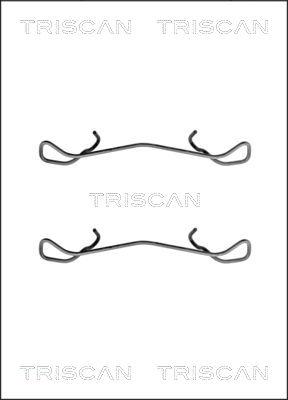Triscan 8105 281592 - Piederumu komplekts, Disku bremžu uzlikas autodraugiem.lv
