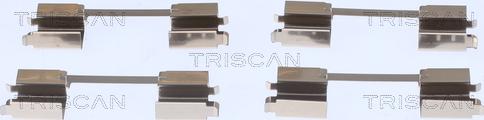 Triscan 8105 231622 - Piederumu komplekts, Disku bremžu uzlikas autodraugiem.lv