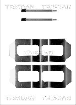 Triscan 8105 231367 - Piederumu komplekts, Disku bremžu uzlikas autodraugiem.lv