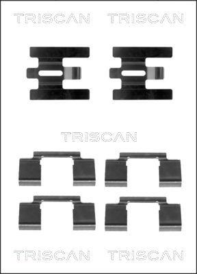 Triscan 8105 271603 - Piederumu komplekts, Disku bremžu uzlikas autodraugiem.lv