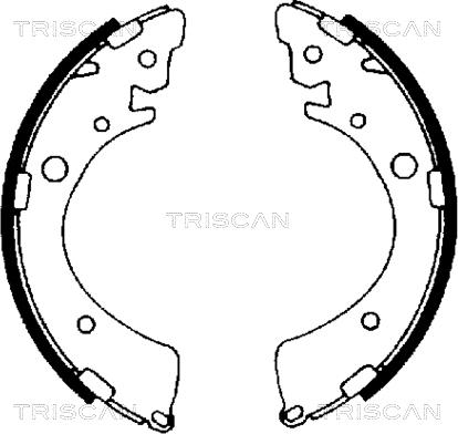 Triscan 8100 40441 - Bremžu loku komplekts autodraugiem.lv