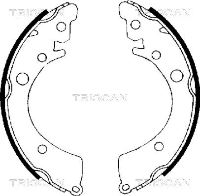 Triscan 8100 40402 - Bremžu loku komplekts autodraugiem.lv