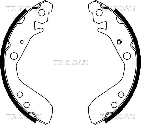 Triscan 8100 40006 - Bremžu loku komplekts autodraugiem.lv