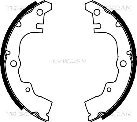 Triscan 8100 41414 - Bremžu loku komplekts autodraugiem.lv