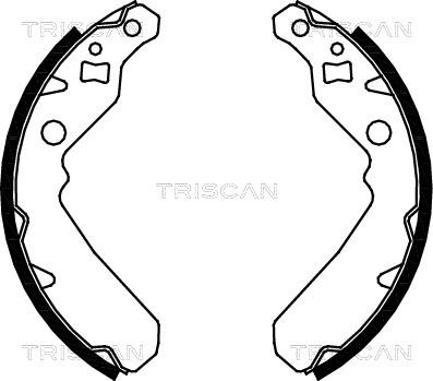 Triscan 8100 41615 - Bremžu loku komplekts autodraugiem.lv