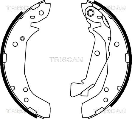 Triscan 8100 43025 - Bremžu loku komplekts autodraugiem.lv