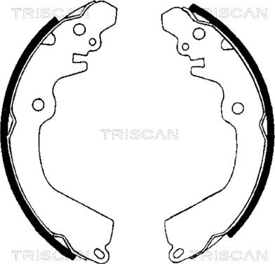 Triscan 8100 42568 - Bremžu loku komplekts autodraugiem.lv