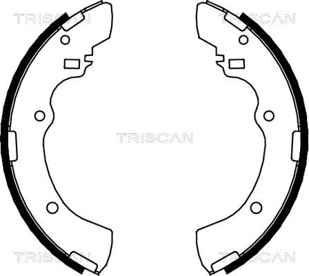 Triscan 8100 42505 - Bremžu loku komplekts autodraugiem.lv