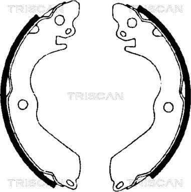 Triscan 8100 42533 - Bremžu loku komplekts autodraugiem.lv