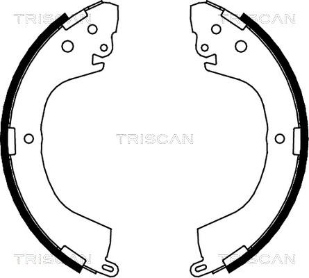 Triscan 8100 42605 - Bremžu loku komplekts autodraugiem.lv