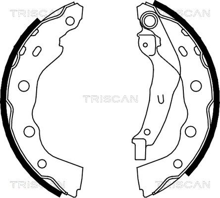 Triscan 8100 42628 - Bremžu loku komplekts autodraugiem.lv