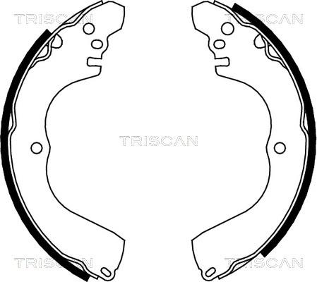 Triscan 8100 42017 - Bremžu loku komplekts autodraugiem.lv