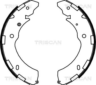 Triscan 8100 42021 - Bremžu loku komplekts autodraugiem.lv