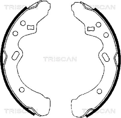 Triscan 8100 50438 - Bremžu loku komplekts autodraugiem.lv