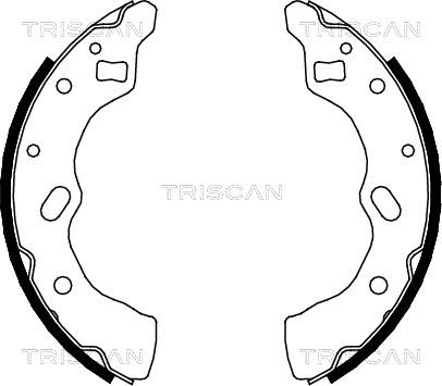 Triscan 8100 50556 - Bremžu loku komplekts autodraugiem.lv