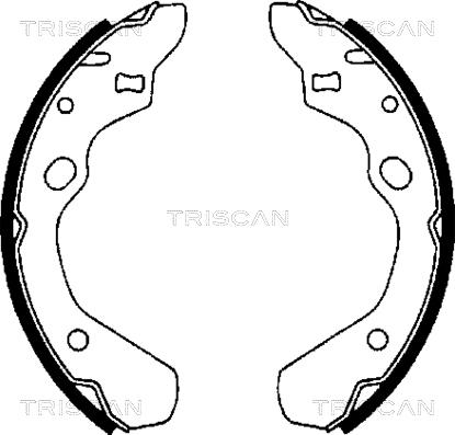 Triscan 8100 50500 - Bremžu loku komplekts autodraugiem.lv