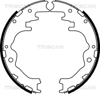 Triscan 8100 50526 - Bremžu loku komplekts autodraugiem.lv