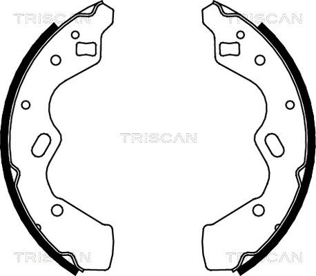 Triscan 8100 50615 - Bremžu loku komplekts autodraugiem.lv
