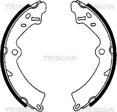 Triscan 8100 69473 - Bremžu loku komplekts autodraugiem.lv
