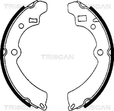 Triscan 8100 69521 - Bremžu loku komplekts autodraugiem.lv