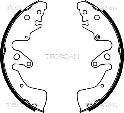 Triscan 8100 69004 - Bremžu loku komplekts autodraugiem.lv