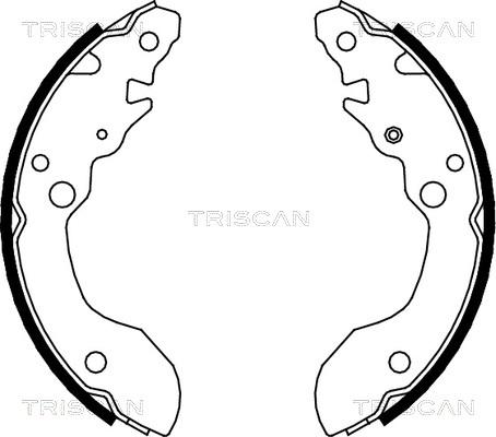 Triscan 8100 69007 - Bremžu loku komplekts autodraugiem.lv