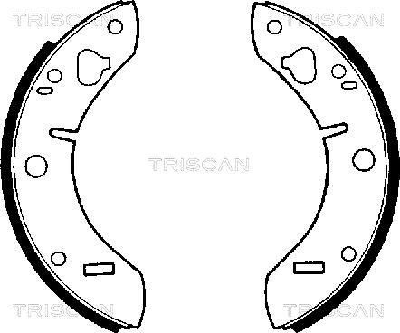 Triscan 8100 65011 - Bremžu loku komplekts autodraugiem.lv