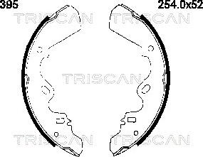 Triscan 8100 60395 - Bremžu loku komplekts autodraugiem.lv