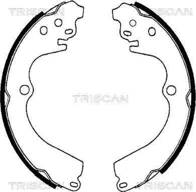 Triscan 8100 68551 - Bremžu loku komplekts autodraugiem.lv