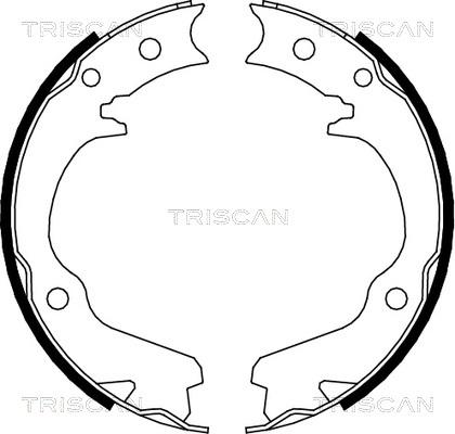 Triscan 8100 68001 - Bremžu loku komplekts autodraugiem.lv