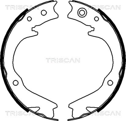 Triscan 8100 68003 - Bremžu loku kompl., Stāvbremze autodraugiem.lv