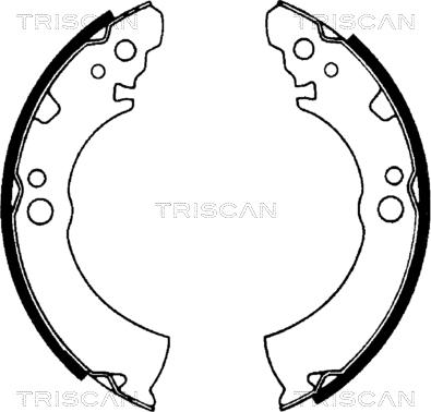 Triscan 8100 14404 - Bremžu loku komplekts autodraugiem.lv