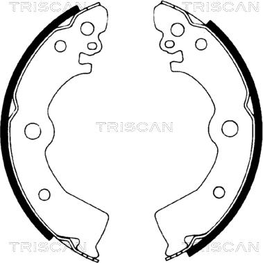 Triscan 8100 14532 - Bremžu loku komplekts autodraugiem.lv