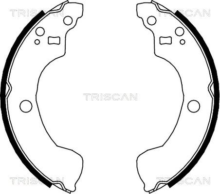 Triscan 8100 14004 - Bremžu loku komplekts autodraugiem.lv