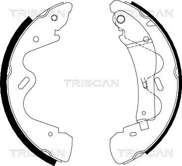 Triscan 8100 14005 - Bremžu loku komplekts autodraugiem.lv