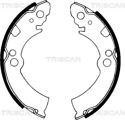 Triscan 8100 14396 - Bremžu loku komplekts autodraugiem.lv