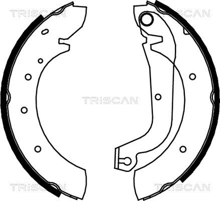 Triscan 8100 15480 - Bremžu loku komplekts autodraugiem.lv