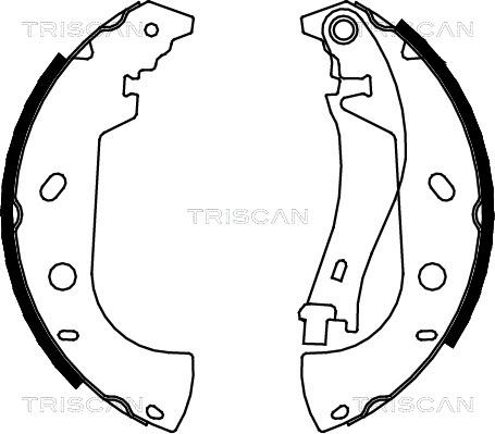Triscan 8100 15626 - Bremžu loku komplekts autodraugiem.lv