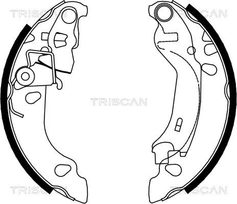 Triscan 8100 15016 - Bremžu loku komplekts autodraugiem.lv